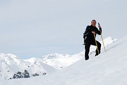 Salita facile al Monte Vaccaro (1957 m) , ma poi, per salire al Secco (2266 m)... senza ciaspole impossibile (17 genn 09) - FOTOGALLERY